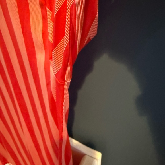 Blue Mood Red and Pink Striped Blouse - Picture 7 of 10